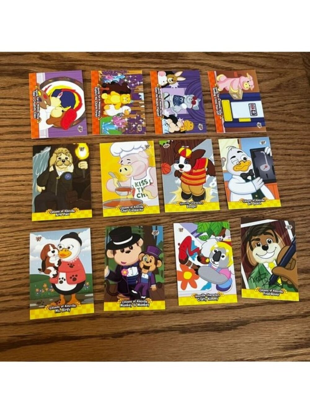 Webkinz Set of 12 Card Lot